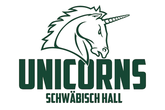 Logo der Schwäbisch Hall Unicorns mit einem stilisierten Einhornkopf. | © TSG Schwäbisch Hall e.V.