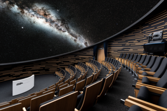 Ein Blick ins All aus dem Haus der Astronomie