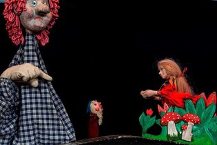 Die Hexe Zitterknittel | © Prinzessin Gisela Theater