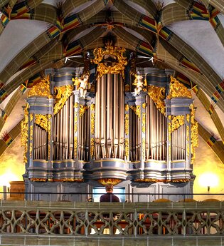 Johann-Adam-Ehrlich Orgel in der Evang. Stadtkirche | © Stadt Bad Wimpfen