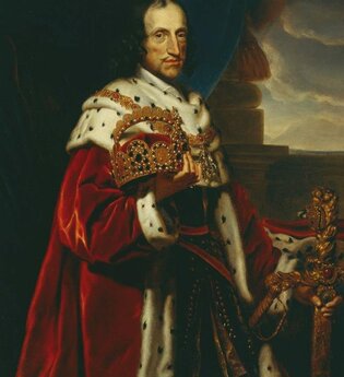 Kurfürst Carl Ludwig mit der Kaiserkrone, Gemälde von Johann Baptist de Rüll, 1676, Foto: Kurpfälzisches Museum