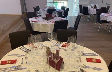 Empore im Weinkonvent | Location für kulinarische Weinproben | © Weinkonvent Dürrenzimmern