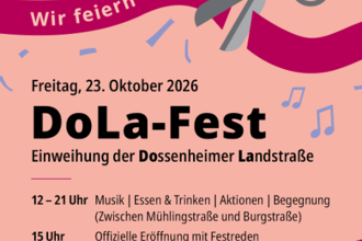DoLa-Fest - Einweihung der Dossenheimer Landstraße