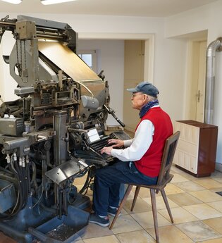 Ein Erfinder aus dem Taubertal: Ottmar Mergenthaler | © Oskar Fritzmann