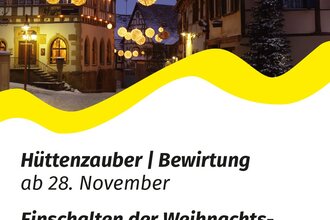 Einschalten der Weihnachtsbeleuchtung in Eppingen