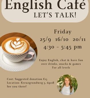 Plakat English Café