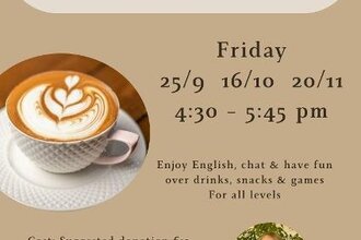Plakat English Café