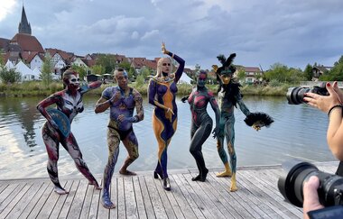 Eppinger Festivalsommer 2026 - 3. Internationales Bodypainting-Event  „FARBfroh26" in Eppingen | © Artificium Eppingen