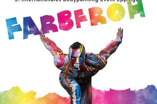Eppinger Festivalsommer 2026 - 3. Internationales Bodypainting-Event  „FARBfroh26" in Eppingen | © Artificium Eppingen