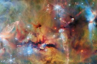 Farbenprächtiges JWST-Bild von jungen Sternen im Orion vom 5. Juni 2026