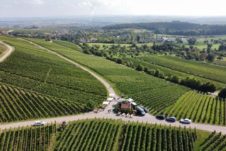 Weinausschankhütte nahe dem Steinbruch Näser | HeilbronnerLand | © Weingärtner Cleebronn-Güglingen