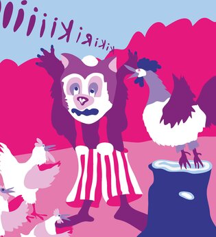 Findus und der Hahn im Korb | © Kaja Bierbrauer