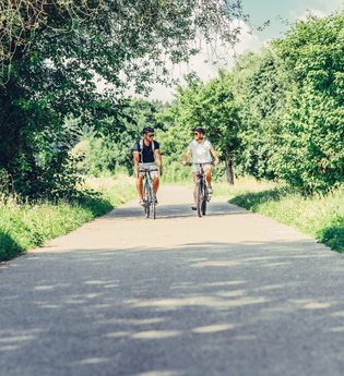 Radfahren um den Starkholzbacher See | © Hohenlohe + Schwäbisch Hall Tourismus e. V.