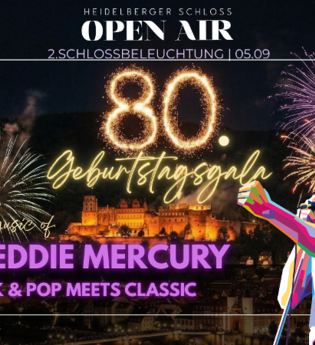 Freddie Mercury Gala & Schlossbeleuchtung | © Zu Ehren von Freddie Mercury die große Gala mit Schlossbeleuchtung