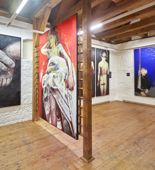 Ausstellung von Gemälden in der Kunstsammlung Heinrich | © Kunstsammlung Heinrich | Eric Tschernow