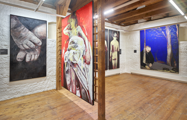 Ausstellung von Gemälden in der Kunstsammlung Heinrich | © Kunstsammlung Heinrich | Eric Tschernow