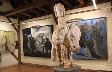 Führung durch die Kunstsammlung Heinrich mit der Kunsthistorikerin Dr. Elke Pastré | © Stadt Maulbronn