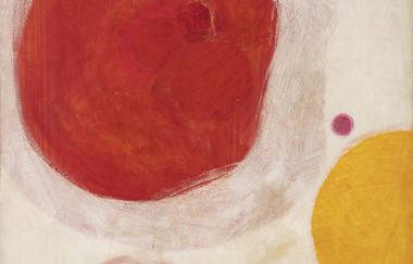 Führung mit Gebärdensprache mit der Gebärdendolmetscherin Vanessa Stöhrl in der Ausstellung Kosmos Busse. Hal Busse 100. | © Städtische Museen Heilbronn