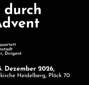 Gang durch den Advent