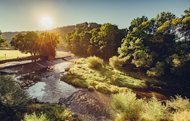 Jagstal bei Jagsthausen | Jagsttal - Kocher-Jagst-Radweg | HeilbronnerLand | © Arbeitsgemeinschaft Kocher-Jagst-Radweg