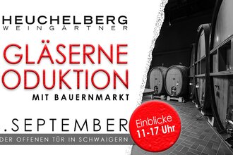 Gläserne Produktion mit ländlichem Bauernmarkt | © Heuchelberg Weingärtner eG
