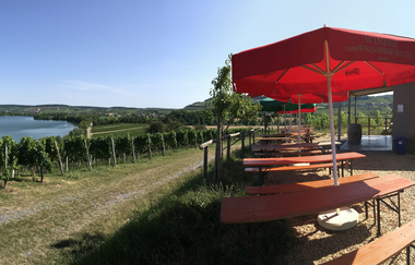 Weinausschank am Breitenauer See | © Winzer vom Weinsberger Tal
