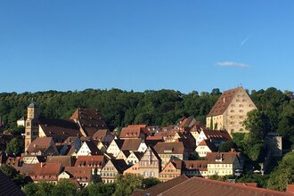 Blick von Westen auf die Schwäbisch Haller Altstadt | © Detlef Kölling