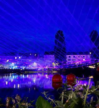 Lasershow am Hagebuchersee | © Heilbronn Marketing GmbH