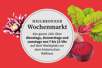 Öffnungszeiten des Wochenmarktes