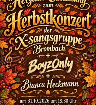 Herbstkonzert des MGV Frohsinn Brombach e.V.