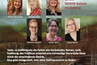 HERBSTLESE. Die Literatinnen der GEDOK Heidelberg stellen ihre Neuerscheinungen vor.