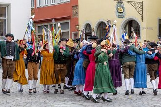 Der Historische Schäfertanz in Rothenburg ob der Tauber | © Rothenburg Tourismus Service, W. Pfitzinger