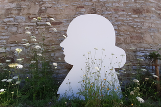Hölderlin Silhouette im Scherenschnitt | Lauffen am Neckar | © Neckar-Zaber-Tourismus e.V.