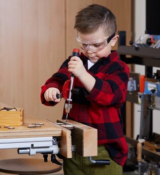 Holzwerkstatt | © Verwendung nur im Rahmen redaktioneller Berichterstattung über die experimenta Heilbronn gestattet. Quelle: experimenta gGmbH