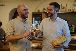 Joscha und Rick bei "Hommage au Fromage"