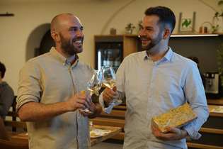 Joscha und Rick bei "Hommage au Fromage"