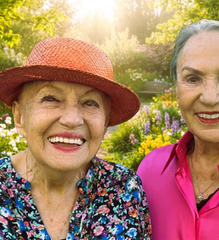 Ingrid Richter-Wendel, Elisabeth Beker "Zwei alte Schachteln sprechen über den Frühling" | © Kulturkeller e.V.