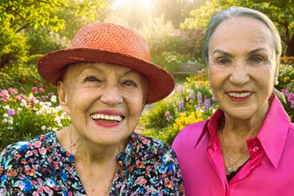 Ingrid Richter-Wendel, Elisabeth Beker "Zwei alte Schachteln sprechen über den Frühling" | © Kulturkeller e.V.