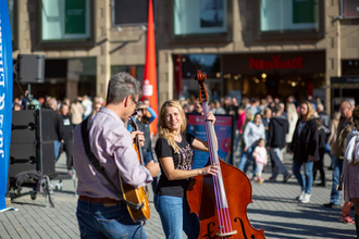 Musiker auf dem Kiliansplatz | © Heilbronn Marketing GmbH