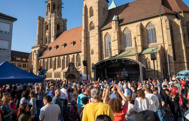 Jazz und Einkauf vor der Kilianskirche | © Heilbronn Marketing GmbH