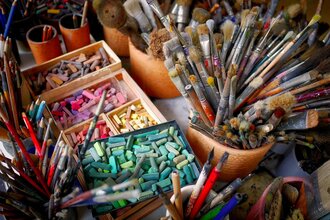 KinderAtelier: Malen, zeichnen, drucken, gestalten