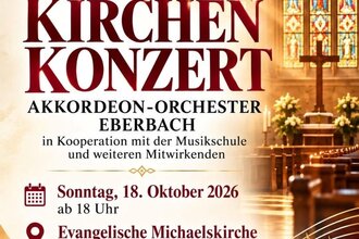 Kirchenkonzert des Akkordeonorchesters Eberbach