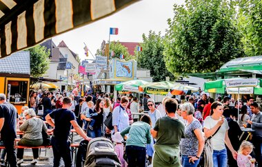 Besucher der Sulzfelder Kirchweih
