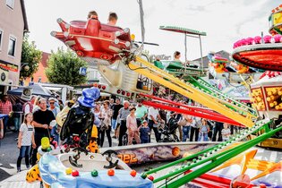 Babyflug in der Ortsmitte