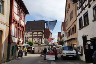 Kirchweihmarkt in der historischen Altstadt in Eppingen | © Große Kreisstadt Eppingen