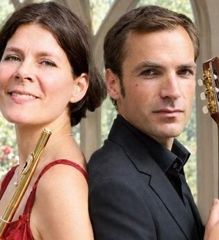 Konzert zum Klosterjubiläum mit Rosnitschek, Querflöte und Wernicke, Gitarre