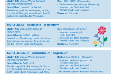 KRAICHTAL WANDERT! | © Stadt Kraichtal