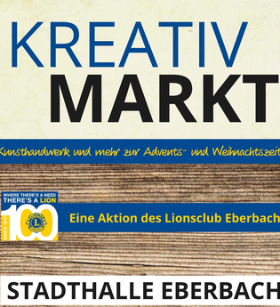 Kreativ-Markt des Lions-Club Eberbach