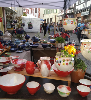 Kunsthandwerkermarkt mit Französischem Markt | © Stadt Mosbach