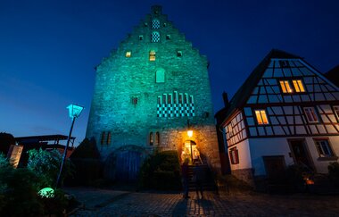 Beleuchtete Altstadt | © Stadt Bad Wimpfen